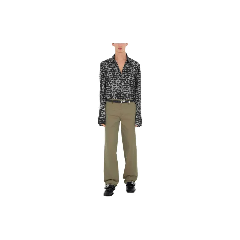 Burberry Straight leg Cotton Trousers-2