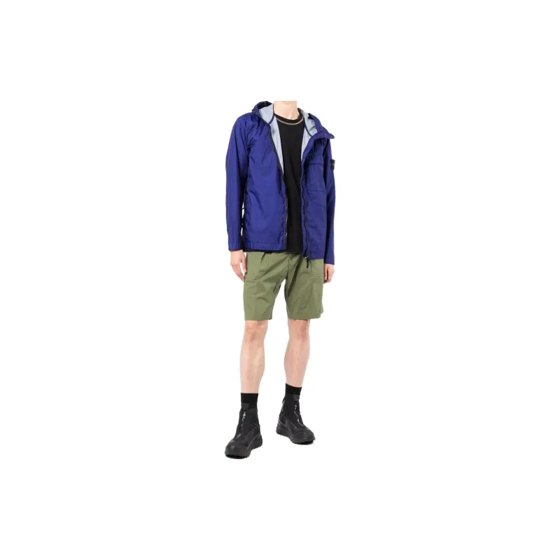 STONE ISLAND Jackets Men Royal Blue-1
