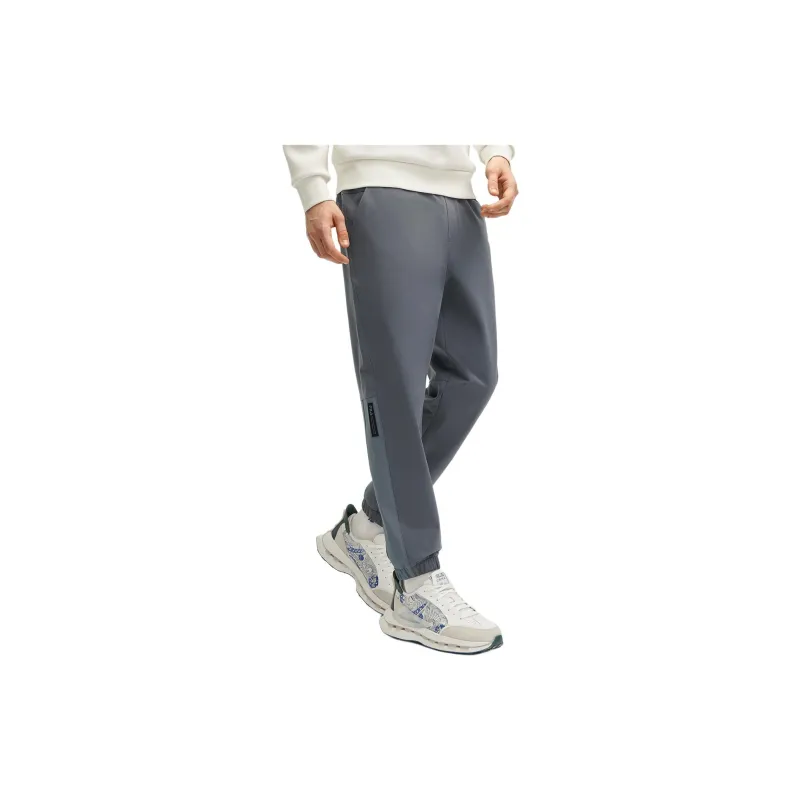 FILA x V&A LIANMINGKUAN Casual Pants Men's Phantom Night Gray-3