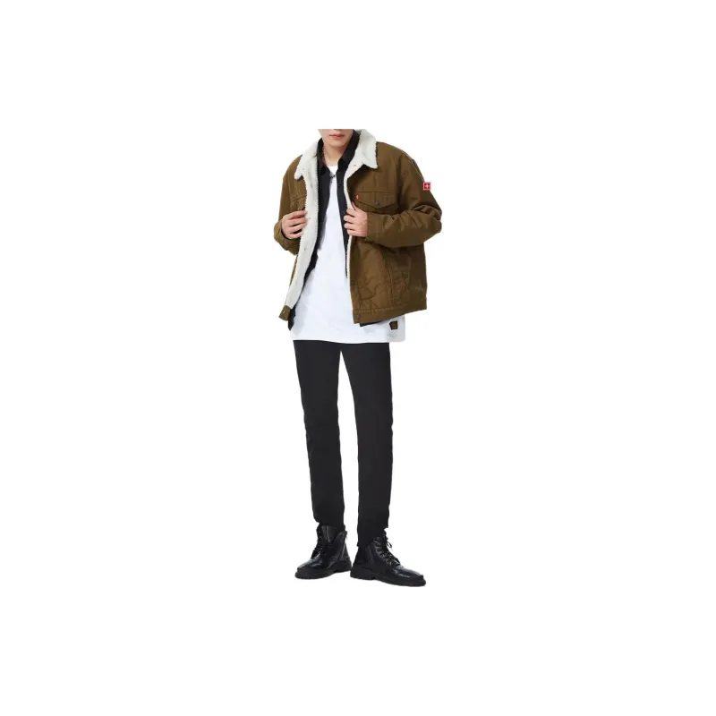 Levi's FW22 Jacket Unisex Army Green-2