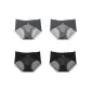 4 Pack (Gray Blue+Black+Black)