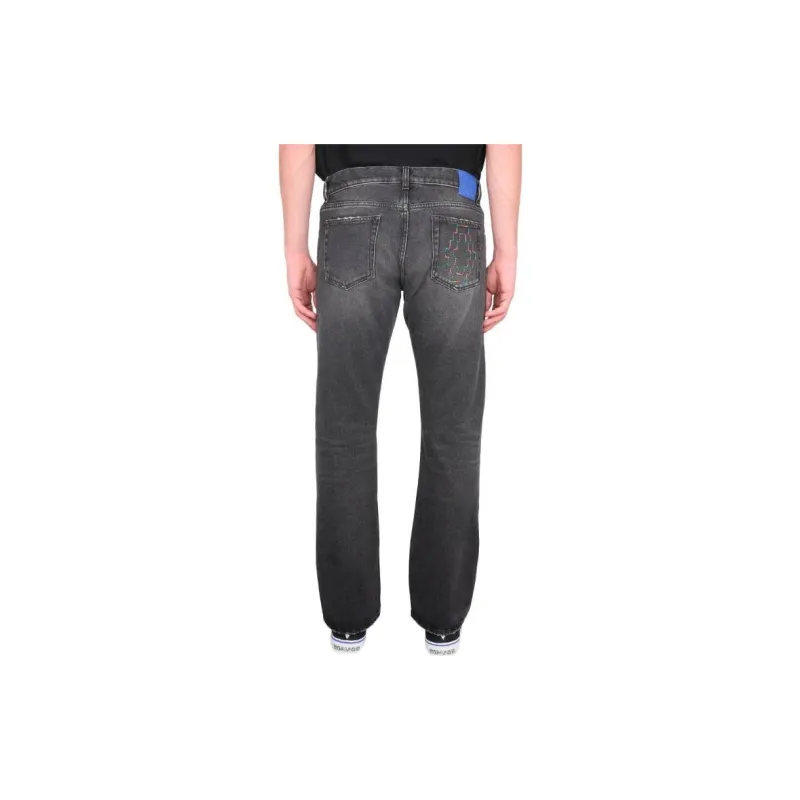 Marcelo Burlon Straight Leg Jeans-2