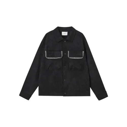 EARL JOEL Jackets Men Pitch Black