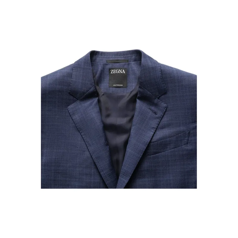 Zegna SS24 Business Suit Men's Dark Blue-6