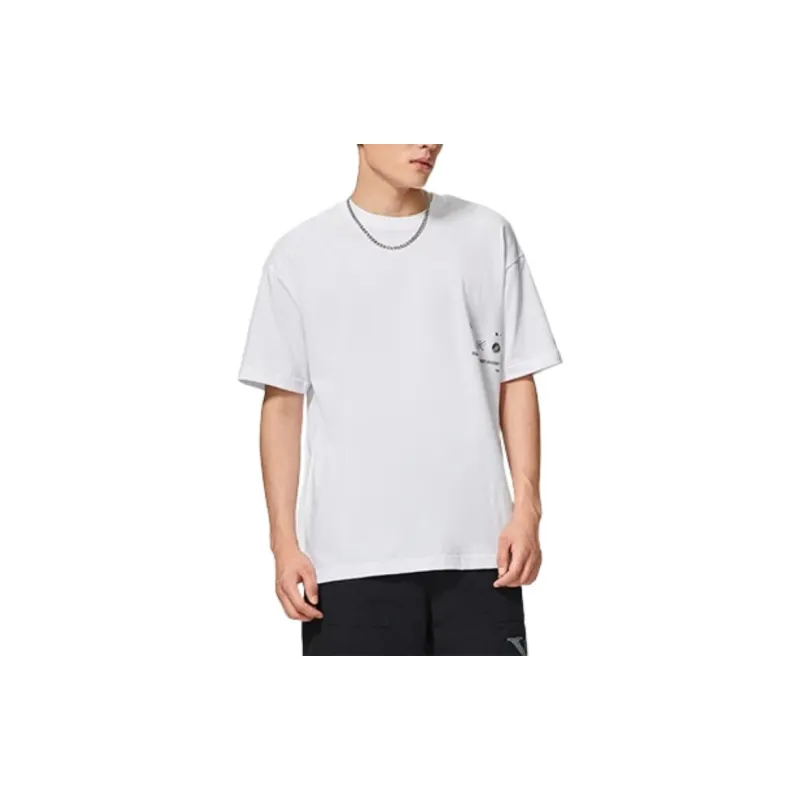 LiNing x Glare Wade Collection T Shirt Unisex White-2