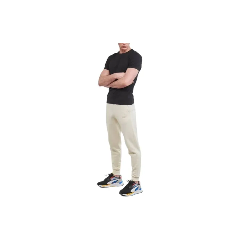 PUMA Ess+ Embroidery Logo Casual Pants Men's White-2