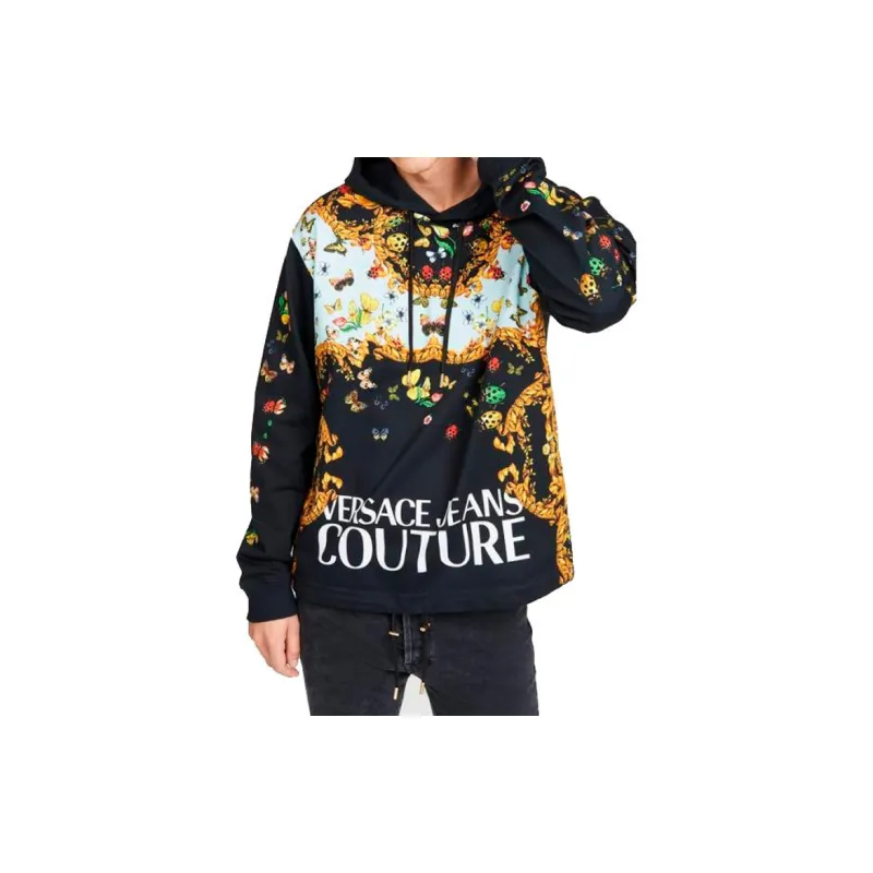 VERSACE JEANS COUTURE Sweatshirt Men's Black-3