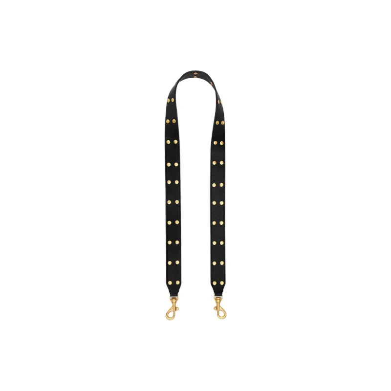 REBECCA MINKOFF Leather Bag Straps Women's Black-0