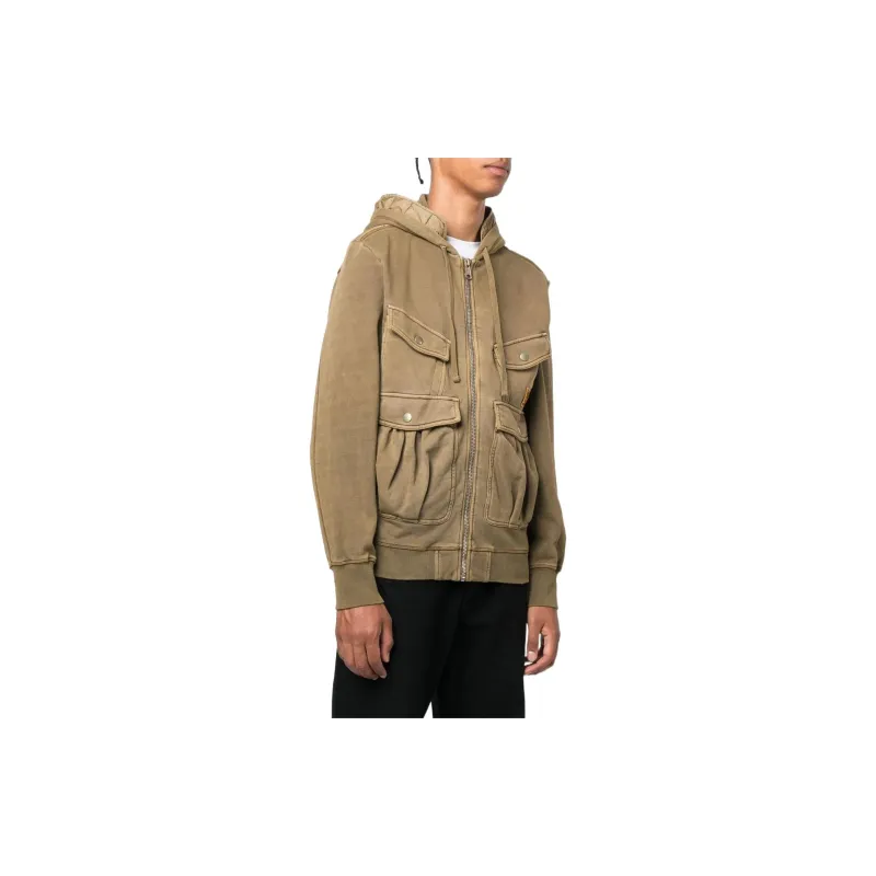 DIESEL Jackets Men Brown-3