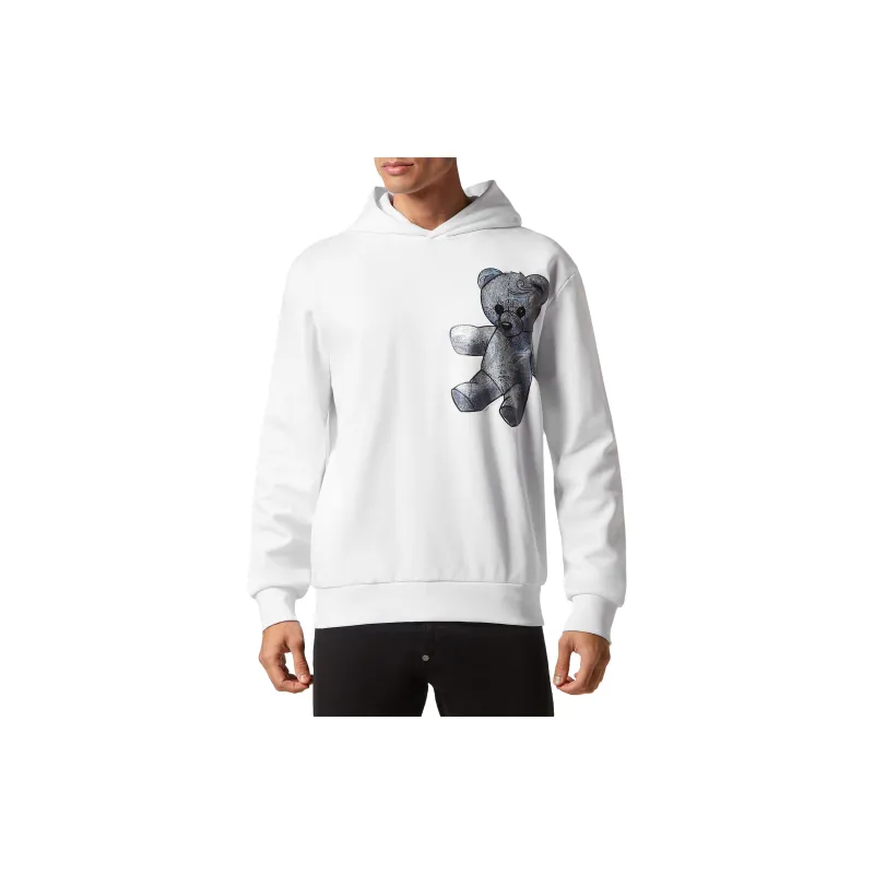 PHILIPP PLEIN Paisley Teddy Bear Hoodie-1