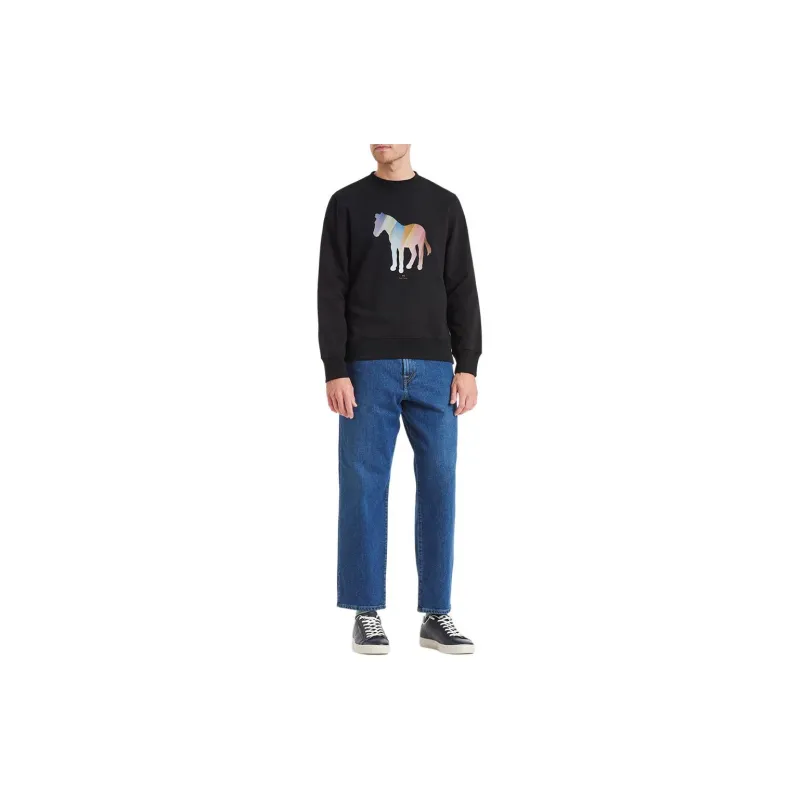 Paul Smith Zebra Print Crewneck Sweatshirt-1
