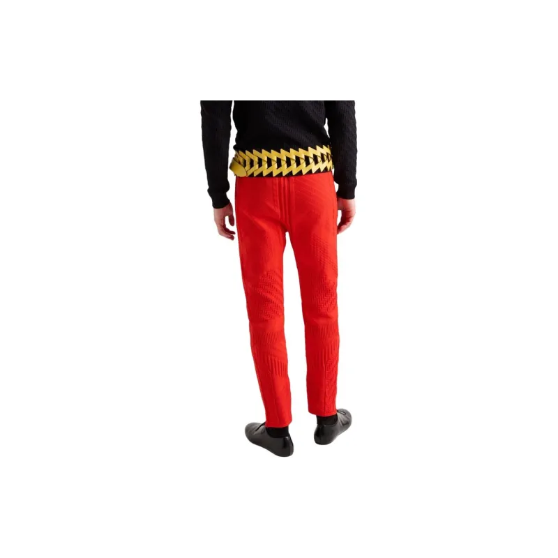 PRADA Striped Cotton Track Pants-3