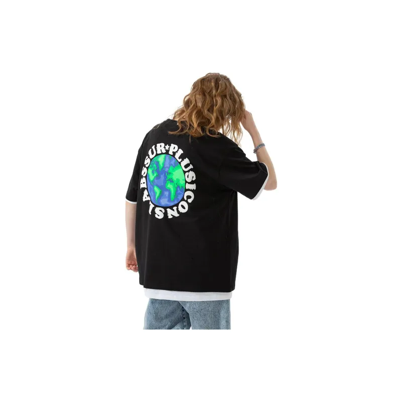 ICONS Lab Drop Shoulder Sleeve T-Shirt Unisex-3