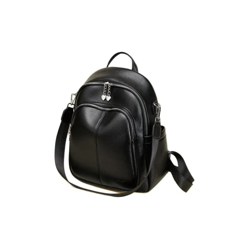 JOSINY PU Backpack Large Size Women's Black-3