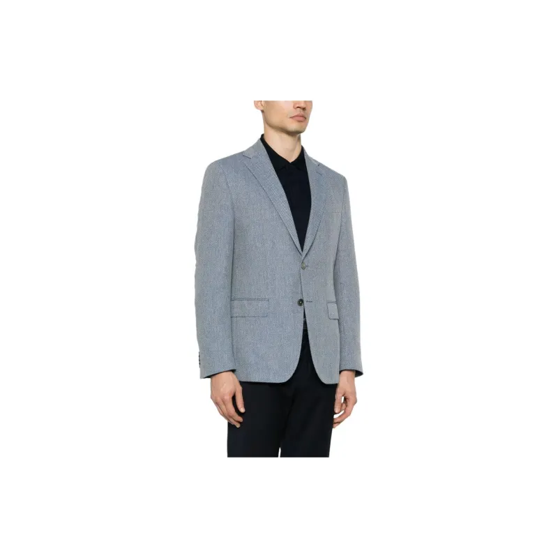 HUGO BOSS Chevron pattern Blazer-3