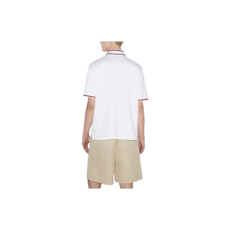 GUCCI Logo Detailed Polo Shirt-3