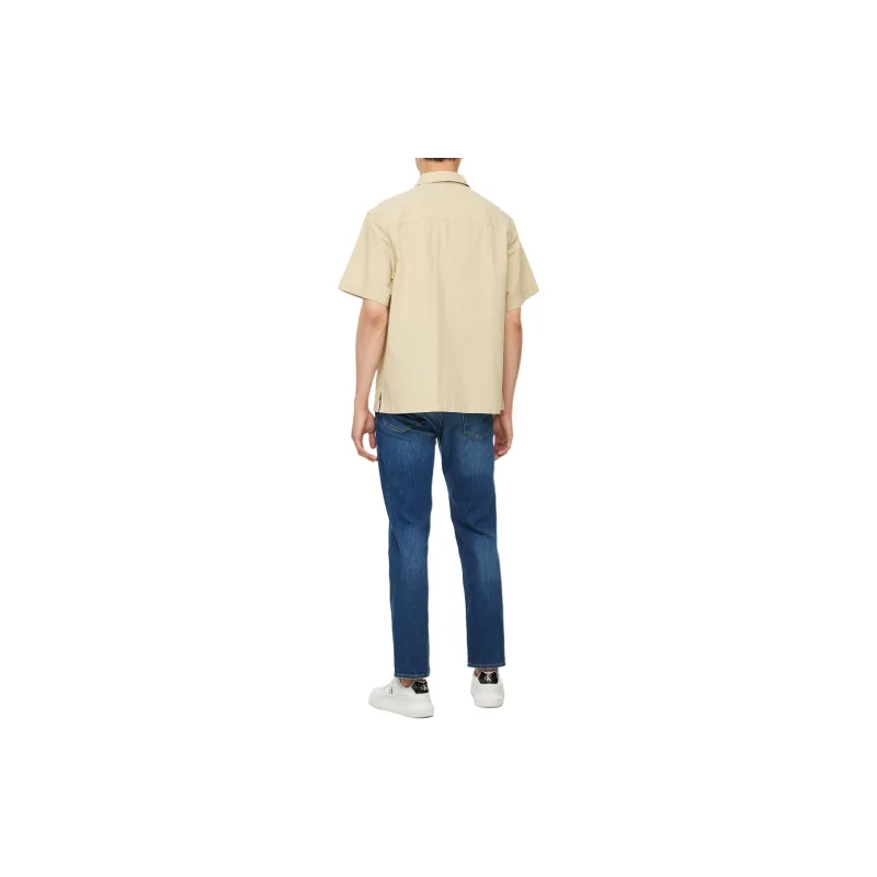 CALVIN KLEIN Shirt Men's Light Khaki-4