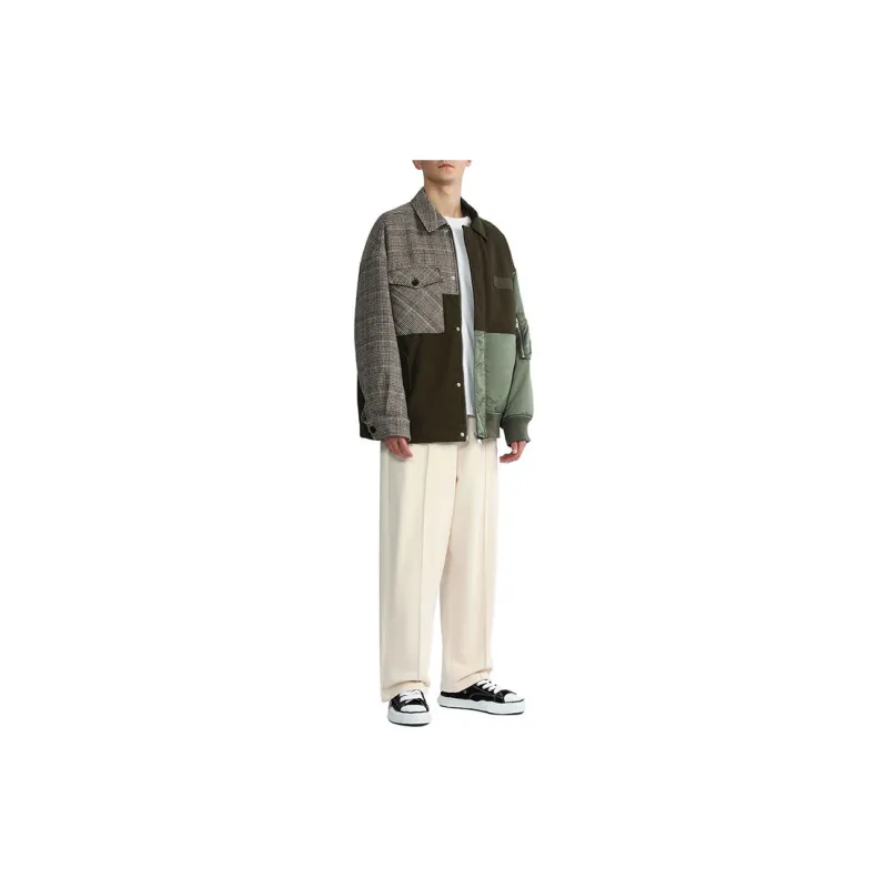FIVE CM Loose Fit Jacket Men's Coffee-2