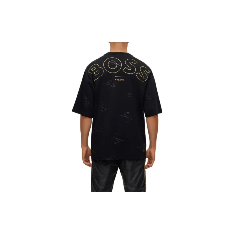 HUGO BOSS T Shirts Men Black-1