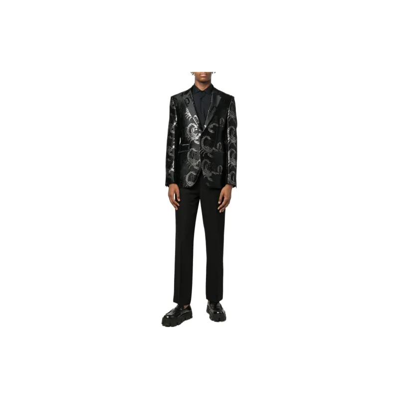 PHILIPP PLEIN Logo plaque Detail Shirt-3