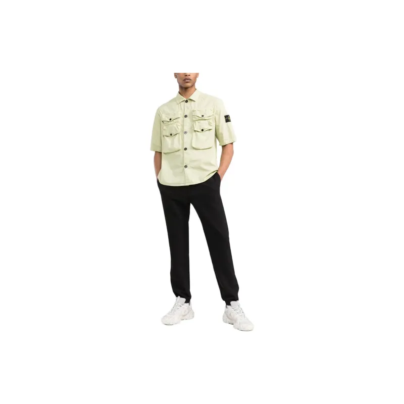 STONE ISLAND Shirts Men White-2