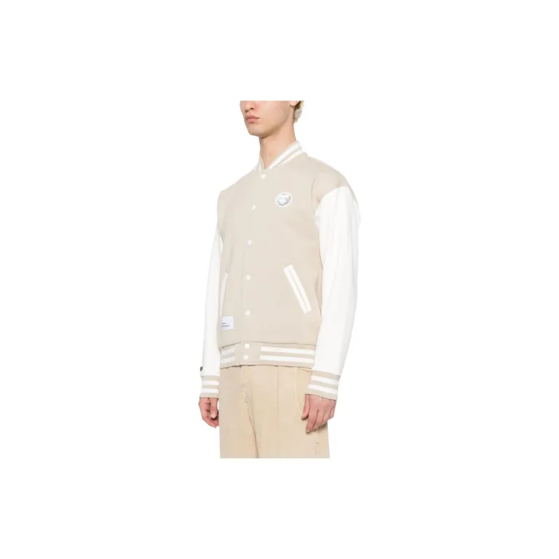Aape Varsity Logo-patch Bomber Jacket-2