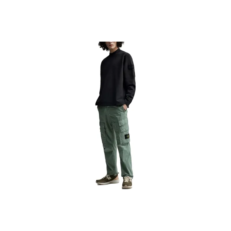 STONE ISLAND Signature Compass motif Jersey Sweatshirt-4