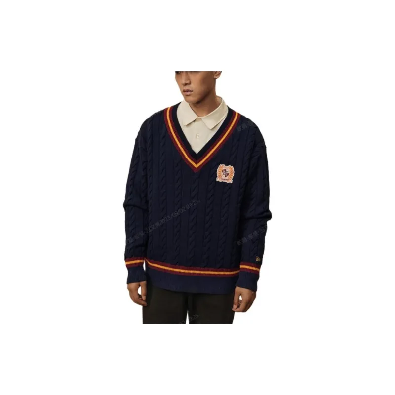 New Era Sweaters Men Navy Blue-2