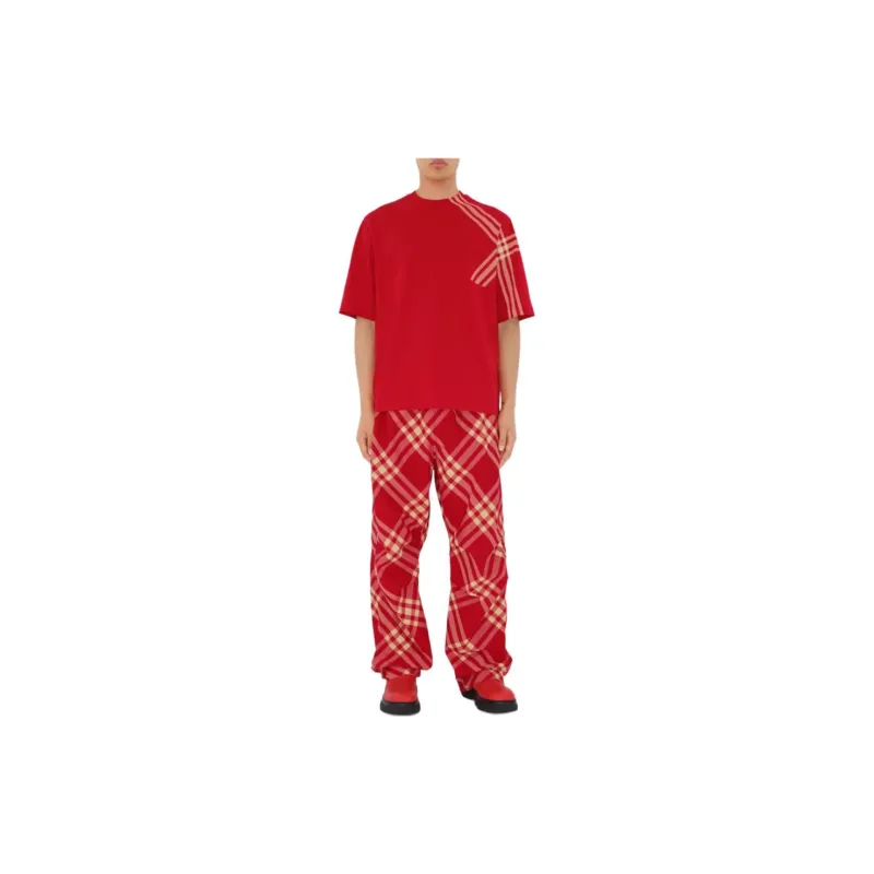 Burberry FW23 T Shirt Men's Red-2