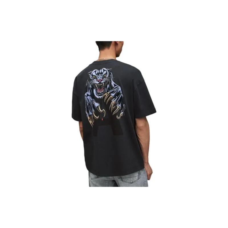 ALLSAINTS T-Shirts Men Washed Black-2