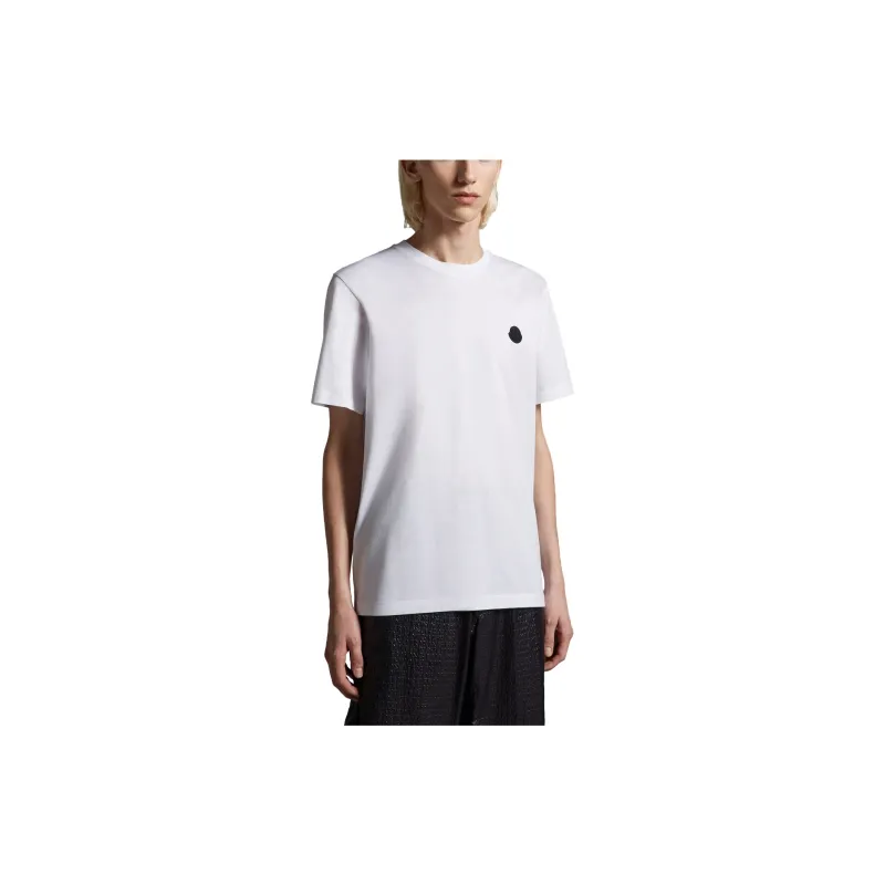 Moncler Back Vertical Logo Mens T Shirt-1