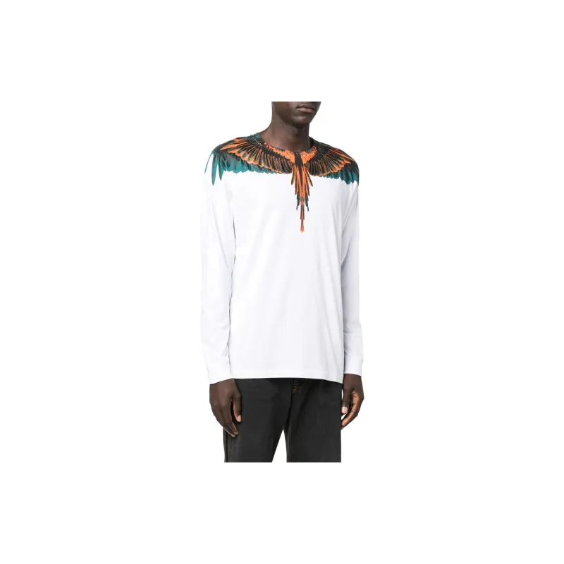 MARCELO BURLON COUNTY OF MILAN Icon Wings Long sleeve T shirt-5