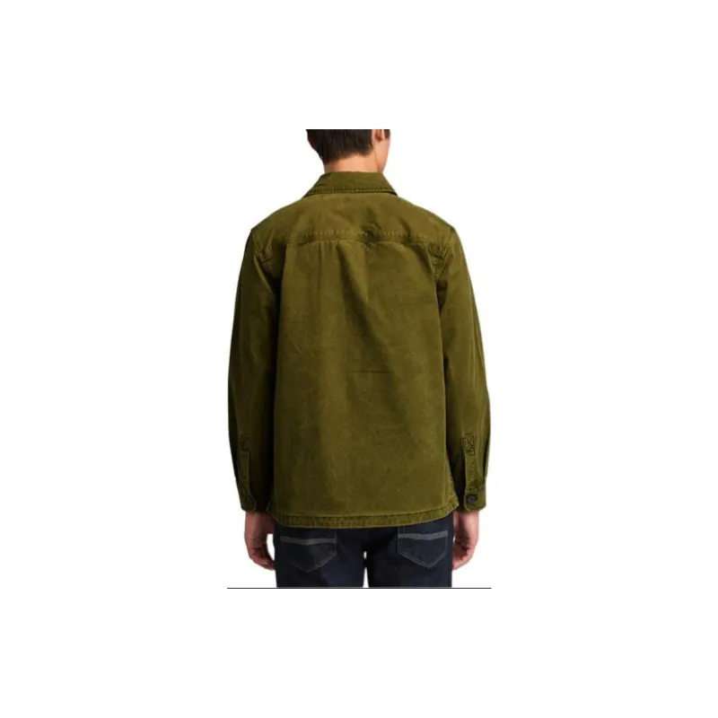 Timberland Shirt Men's Dark Olive Green-3
