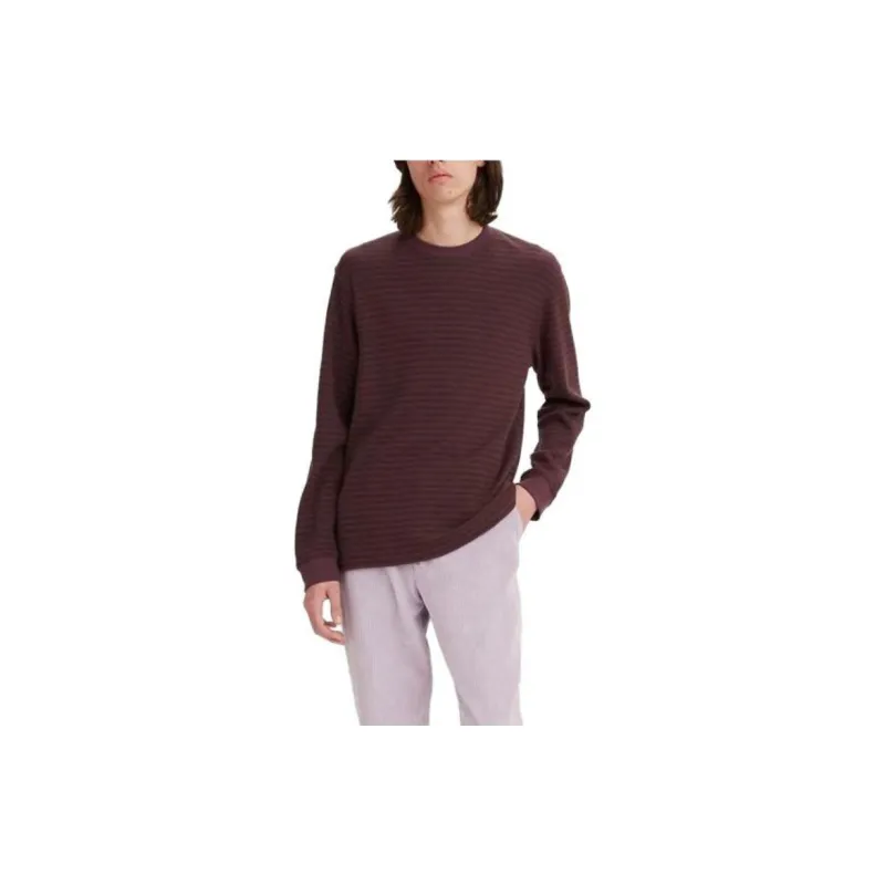 Levis T-Shirts Men Burgundy-2