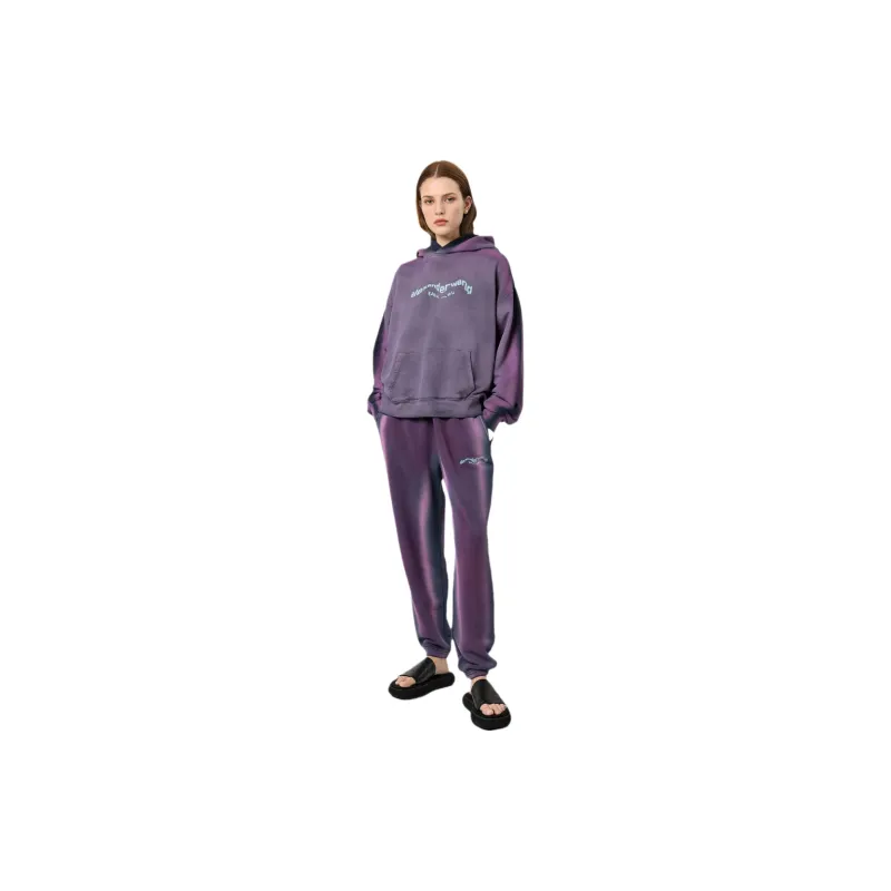 Alexander Wang Sweatshirts Unisex Purple-1