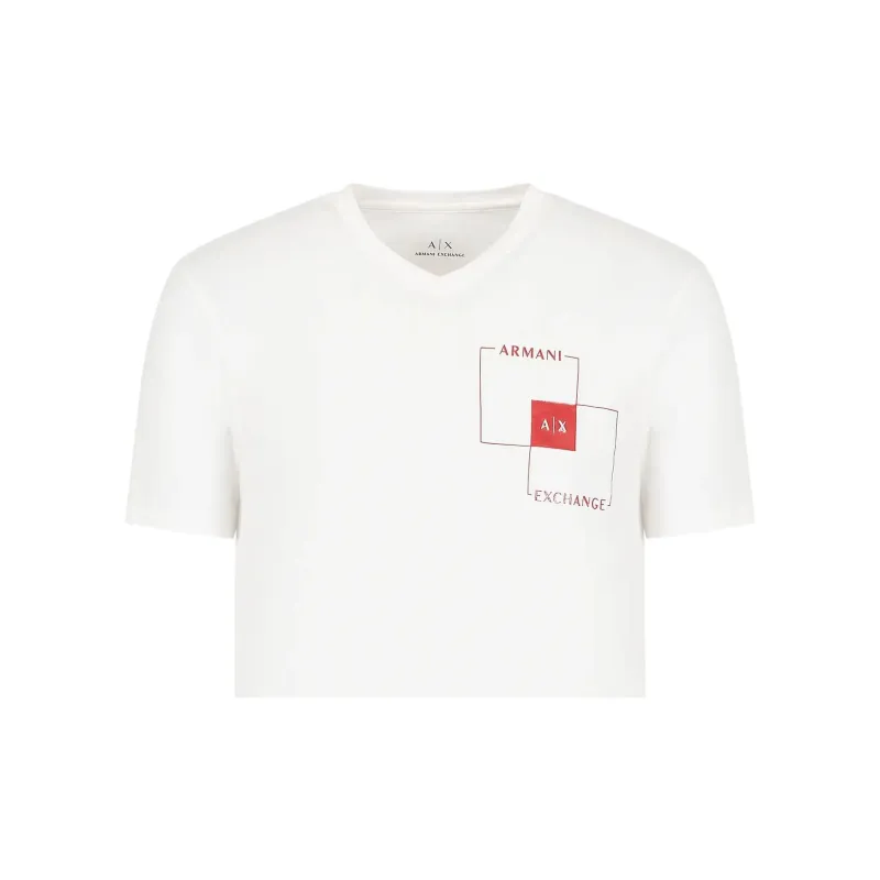 ARMANI EXCHANGE SS24 T Shirt Men's White-6