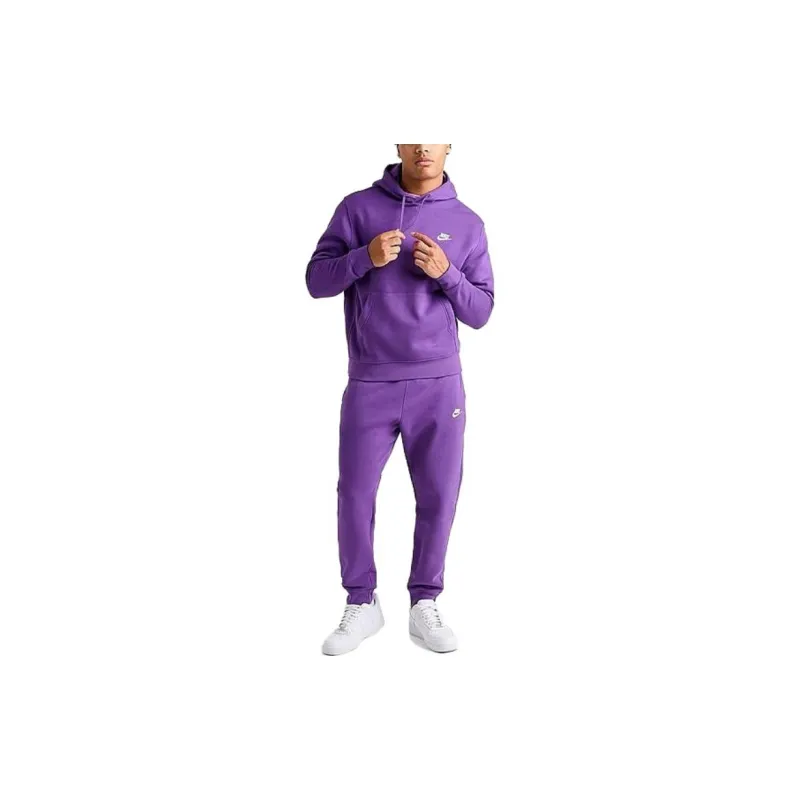 Nike SPORTSWEAR CLUB FLEECE EMBROIDERED HOODIE Sweatshirt Men's Purple-2