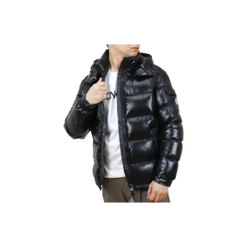 Moncler Maya Hooded Puffer Shiny Jacket-3
