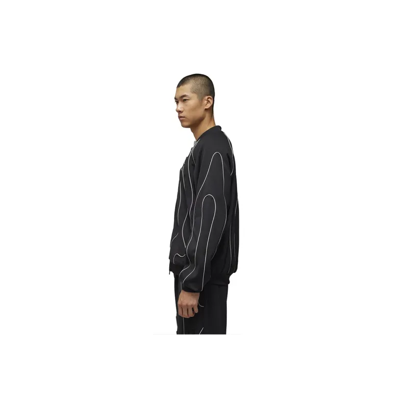Y 3 Piping Zip Up Sweatshirt-3
