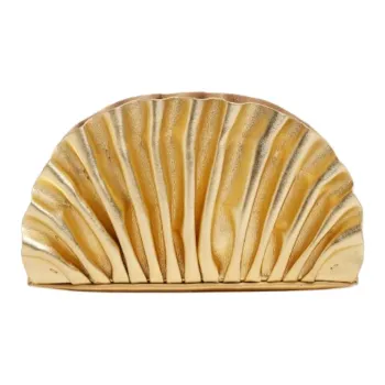 GUESS Leather Clutch Women's Gold