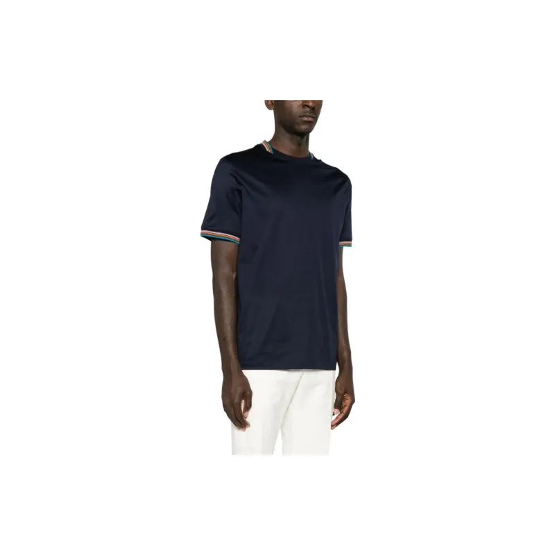 Paul Smith Signature Stripe Trim T-Shirt-3