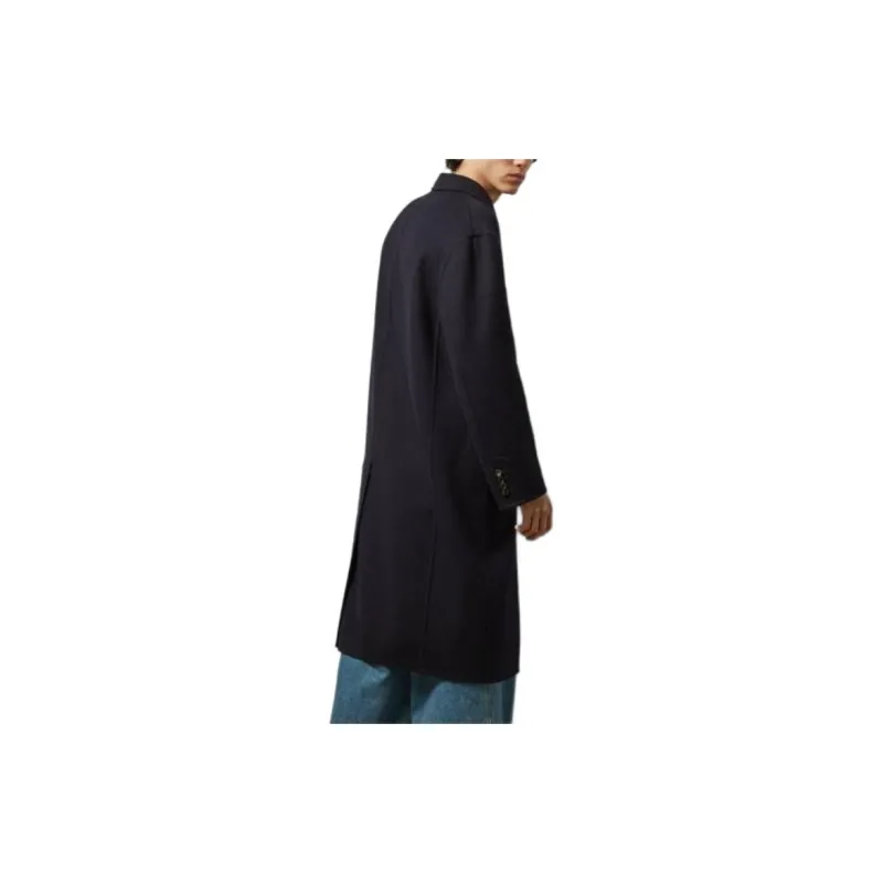 GUCCI Web Detailed Felted Coat-3