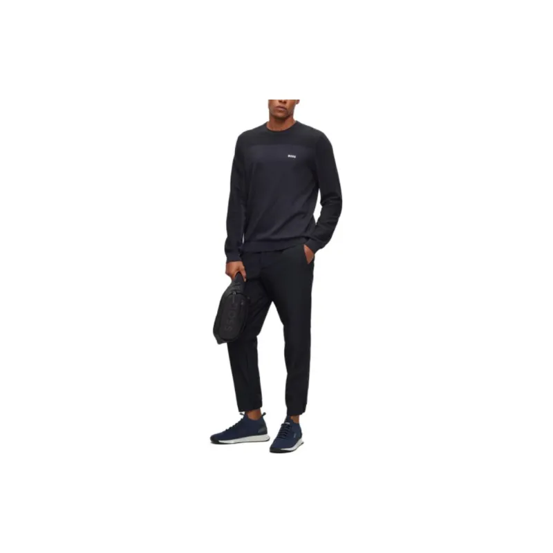 HUGO BOSS Logo Printed Regular Fit Sweatshirt-10