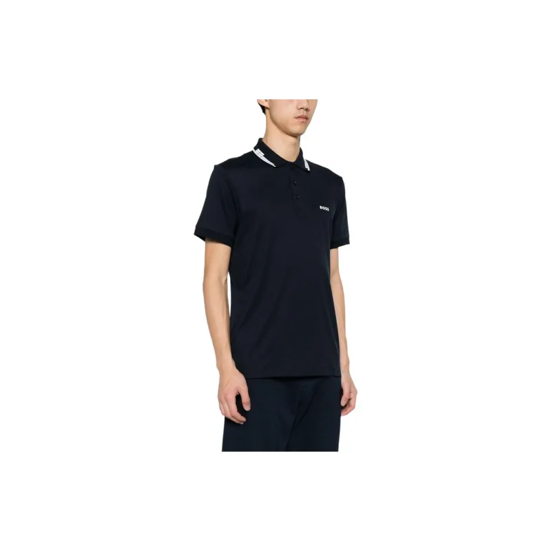 HUGO BOSS Polo Shirt Men's Marine Blue-4