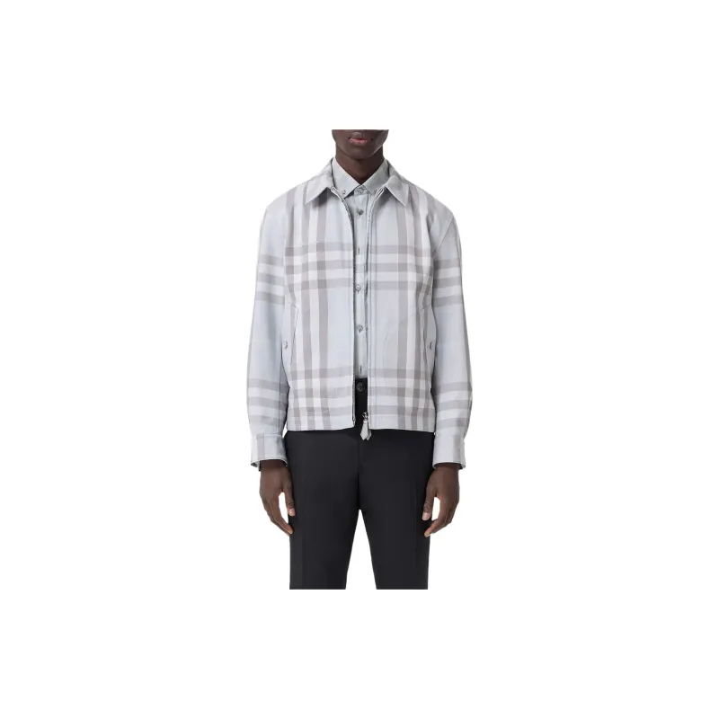 Burberry FW22 Jackets Coats Men's Gray-3