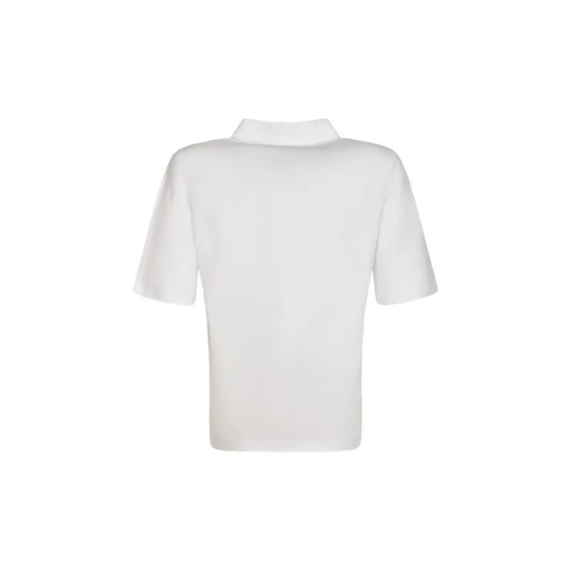 MOSCHINO Teddy Bear Printed Jersey Polo Top-1