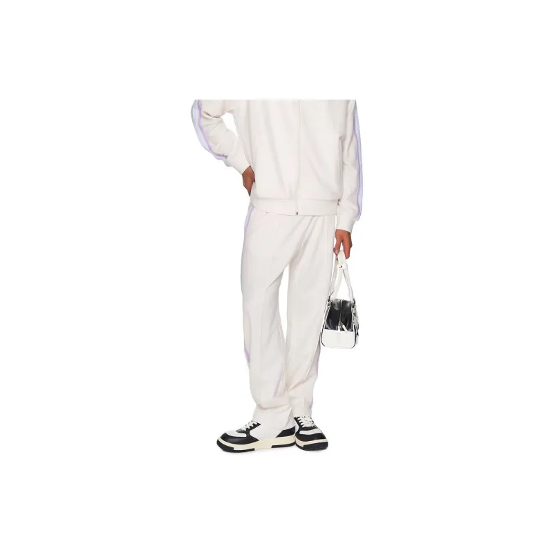 Nerdy Casual Pants Unisex Cream-6