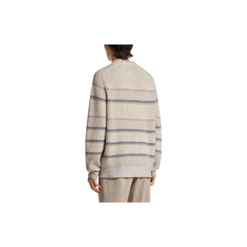 Ermenegildo Zegna Sweaters Men Light Taupe-1
