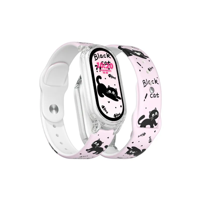 FZRT Watch Bands Cute Print Skin Friendly Silicone Strap Unisex-2