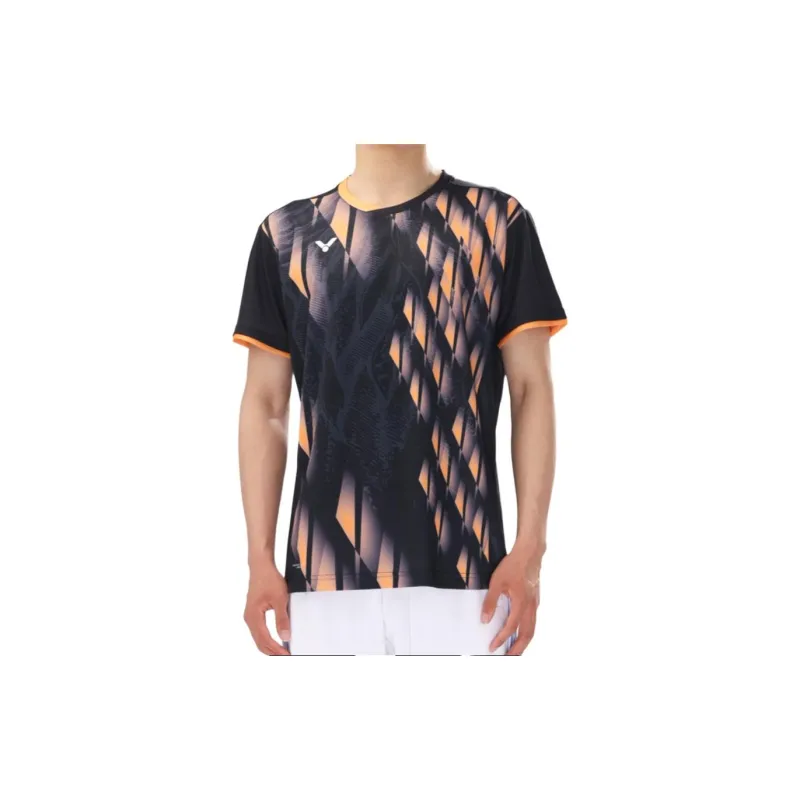VICTOR Badminton Jersey Unisex Black-3